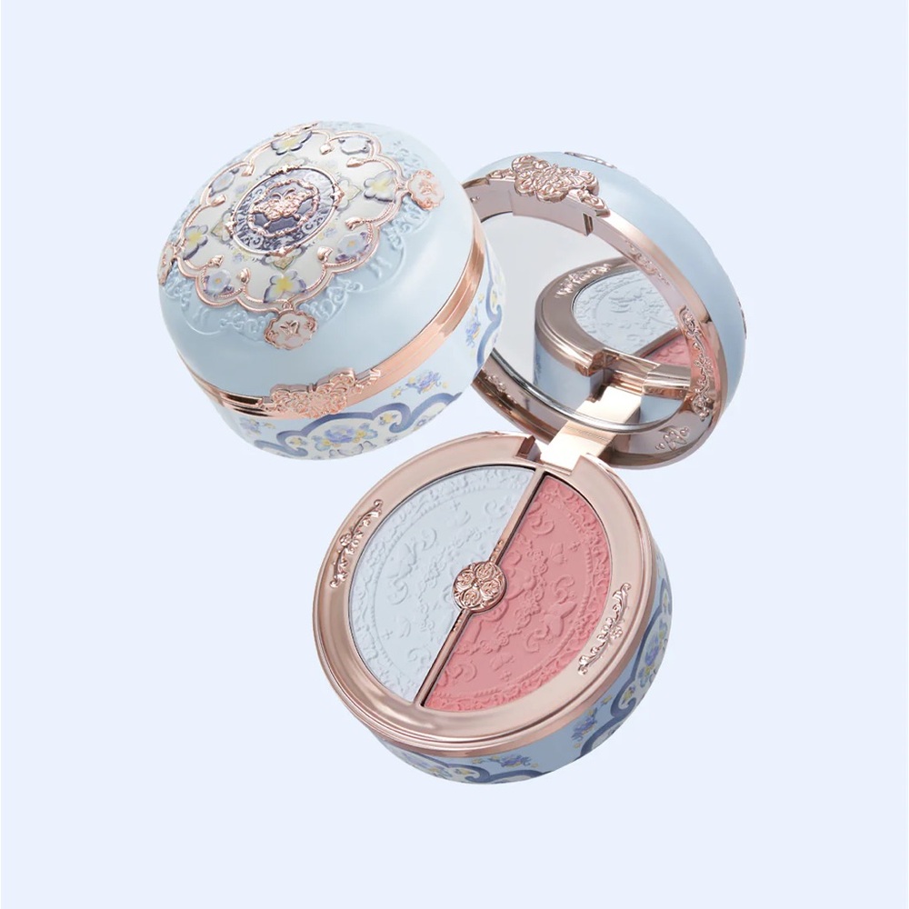 New Flower Knows Butterfly Cloud Collar Rouge Box Highlighting Blush Duo…